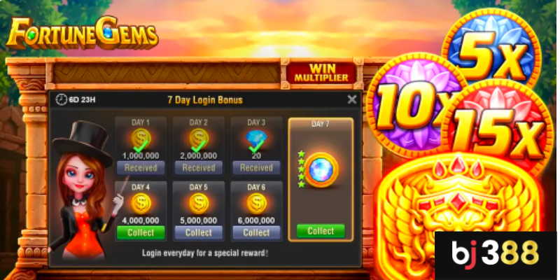 Fortune Jewel BJ388 chinh phục kho báu đá quý