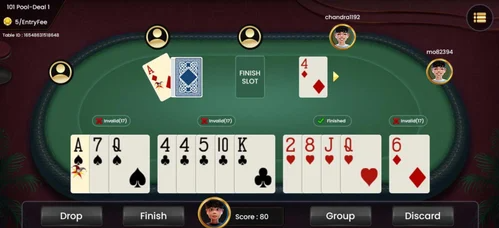 Các biến thể của Pool Rummy