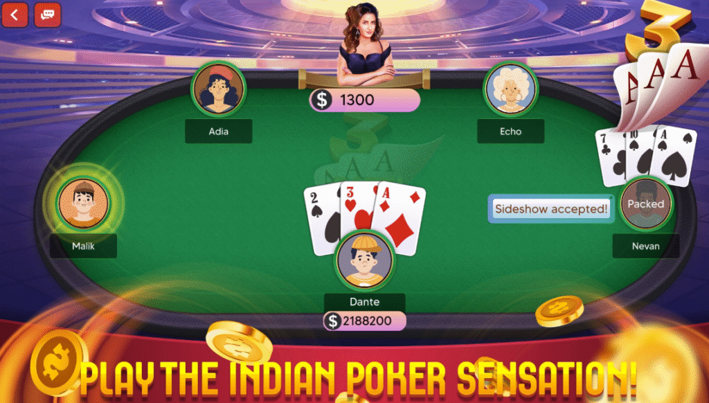 Thứ tự các bộ bài trong Teen Patti BJ388
