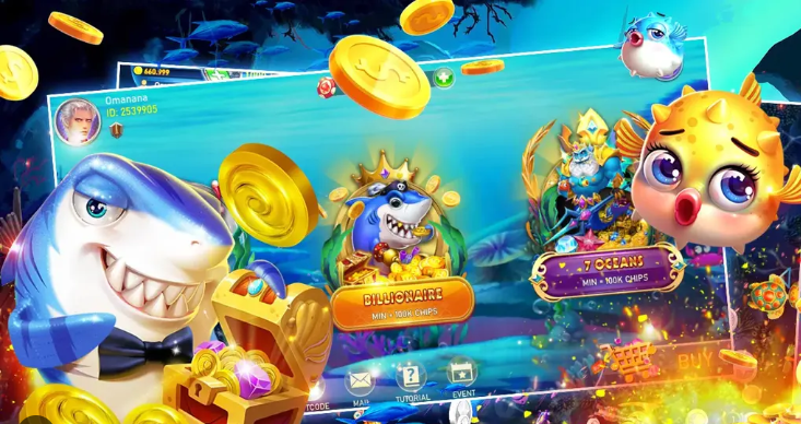 Các cửa cược Lucky Fishing BJ388